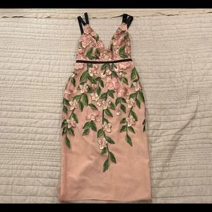 ASOS NWT Floral Embroidered Wedding Guest Dress